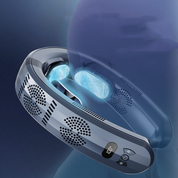 USB Portable Hanging Neck Fan Turbine Semiconductor Three Refrigeration System - Image 5
