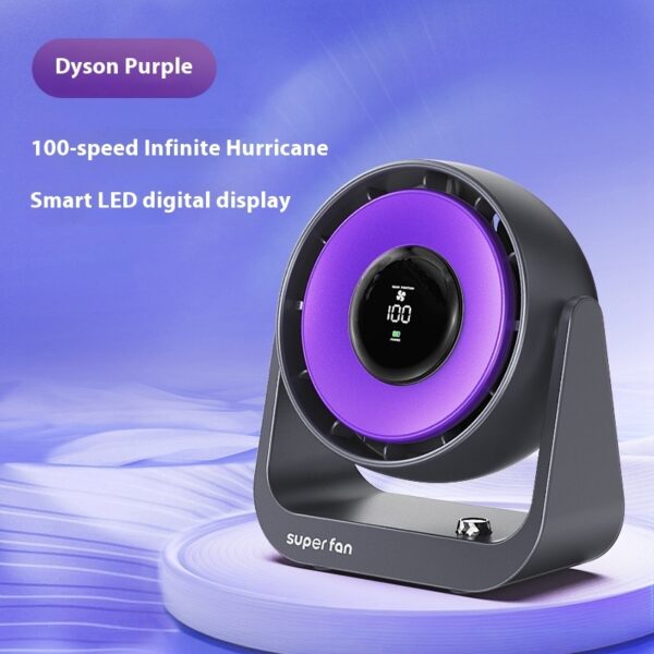 Desktop Air Circulator High Speed Turbine Convection Fan - Image 3
