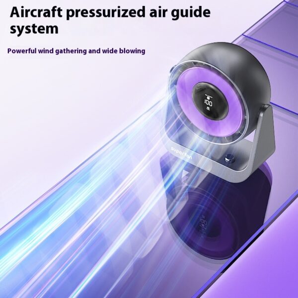 Desktop Air Circulator High Speed Turbine Convection Fan - Image 2