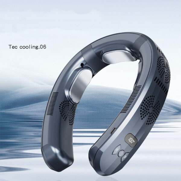USB Portable Hanging Neck Fan Turbine Semiconductor Three Refrigeration System - Image 4