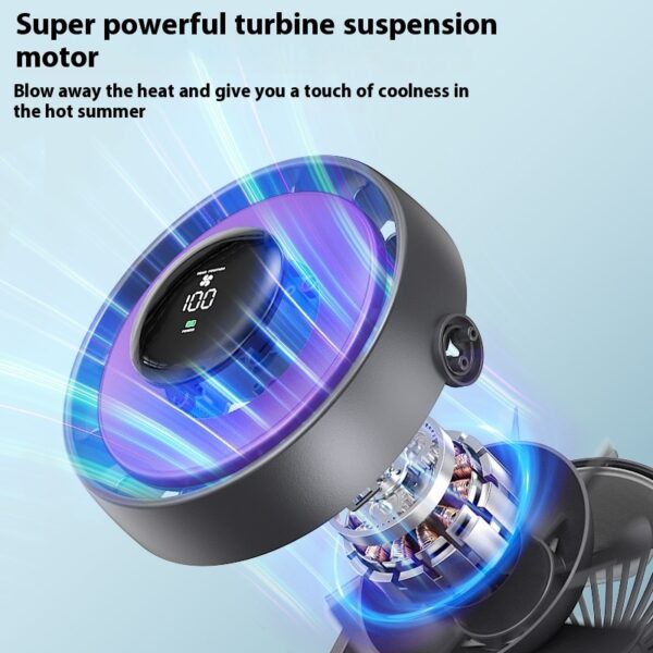 Desktop Air Circulator High Speed Turbine Convection Fan - Image 6